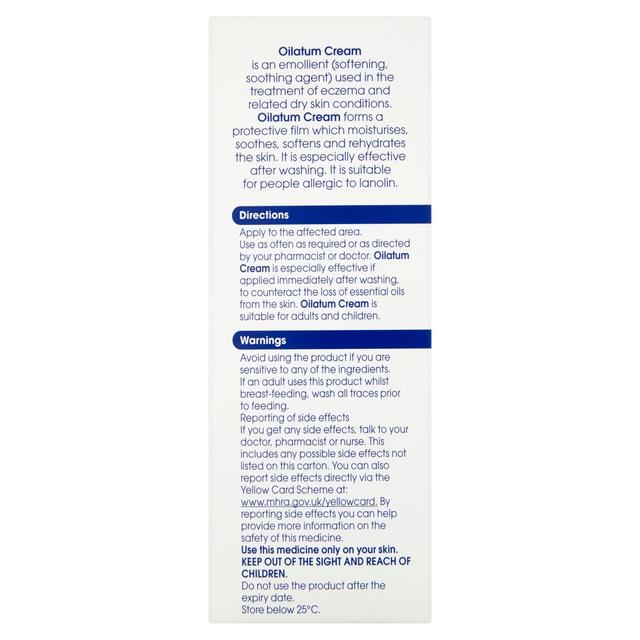 Oilatum Cream Eczema & Dry Skin Emollient    150g GOODS M&S   