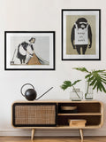 Brookpace Lascelles Keep It Real Banksy framed wall art, UK version