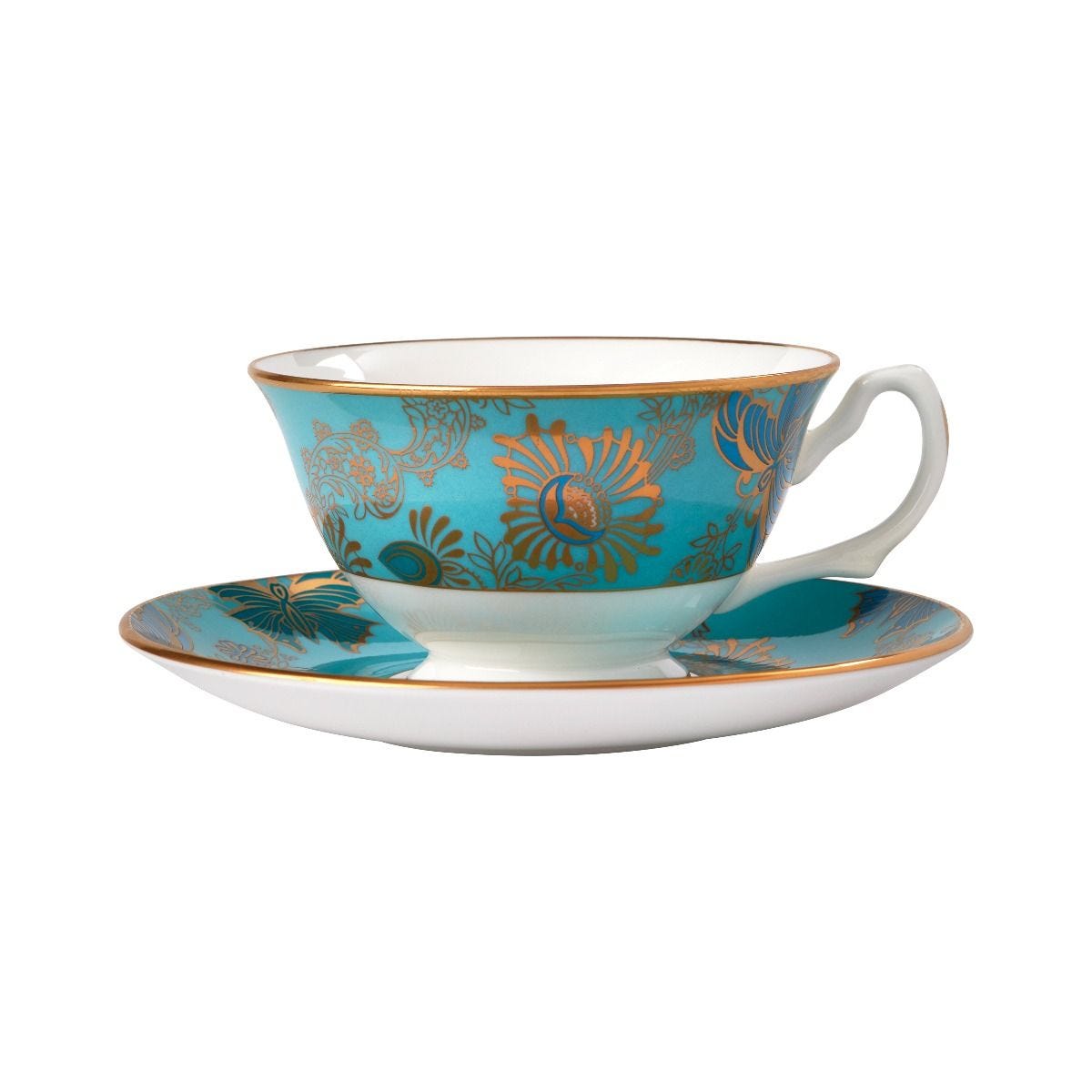 Fortnum's fine bone china teacup set butterfly motif 266ml (British brand)