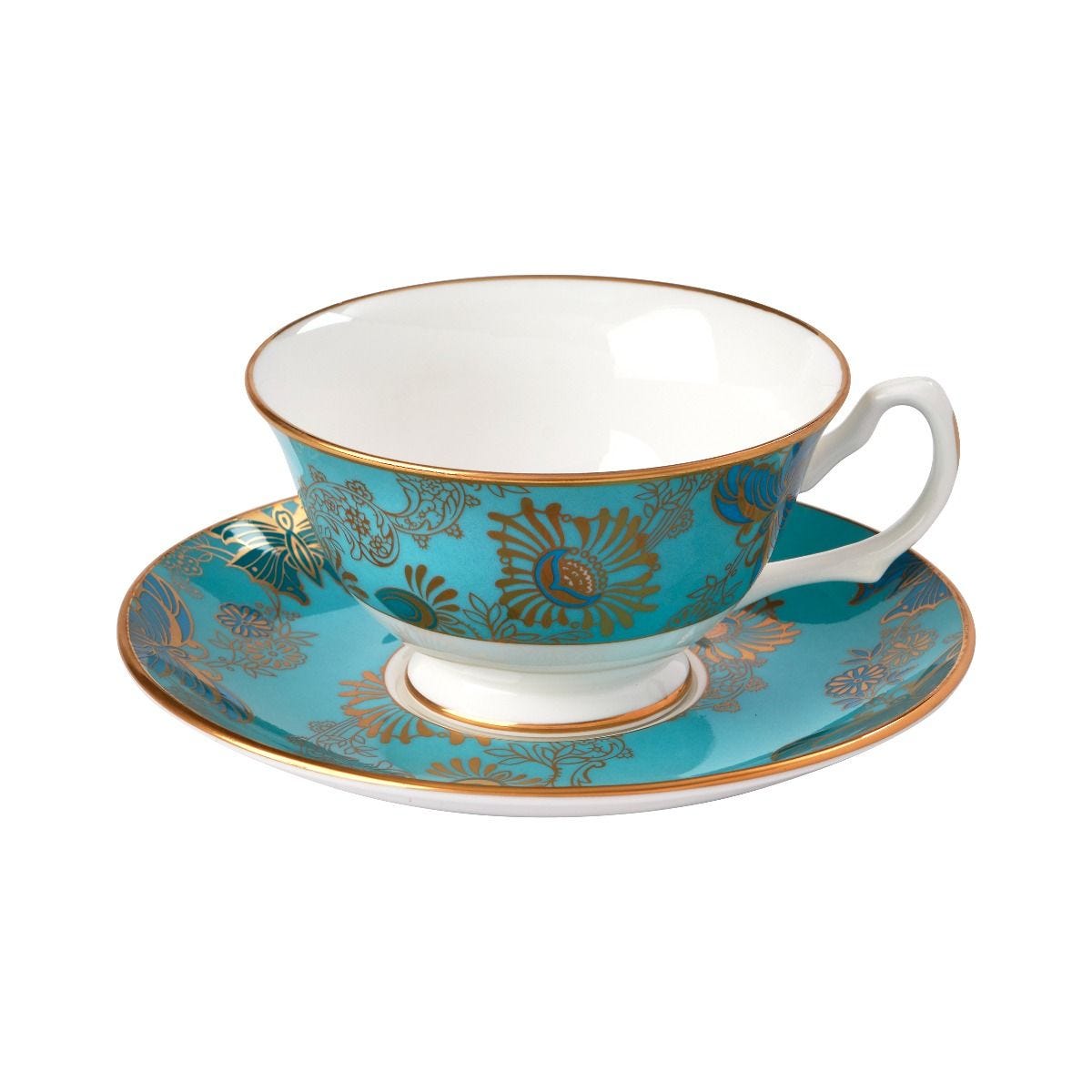 Fortnum's fine bone china teacup set butterfly motif 266ml (British brand)