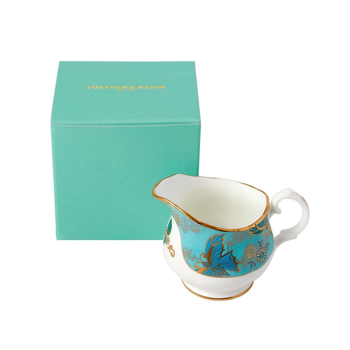 Fortnum's High Tea fine bone china milk jug 134ml, imported from the UK