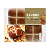 M&S Luxury Hot Cross Buns   4 per pack