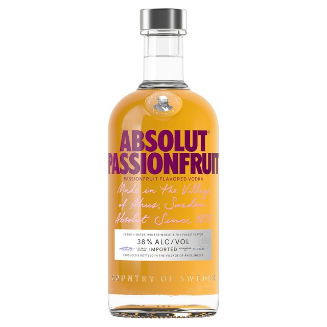 Absolut Passionfruit Flavoured Swedish Vodka   70cl