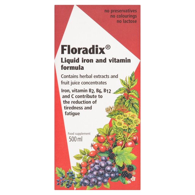 Floradix Liquid Iron and Vitamin Formula   500ml GOODS M&S   