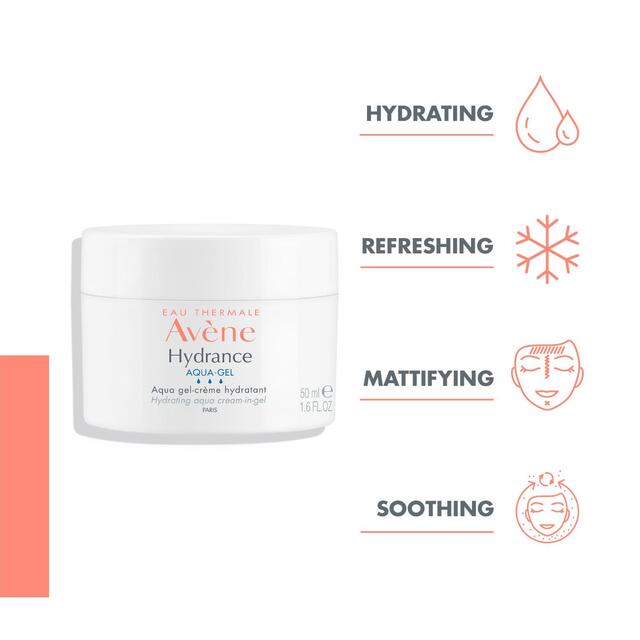 Avene Hydrance Aqua-Gel Moisturiser for combination skin   30ml - McGrocer