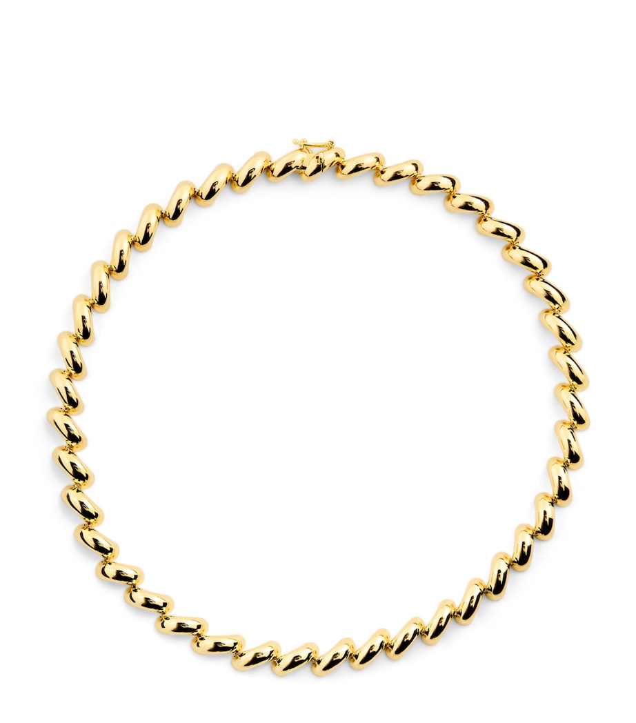 LIÉ STUDIO gold-plated Edith necklace 42cm, imported from the UK