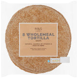 M&amp;S Wholemeal Tortilla Wraps   8 per pack