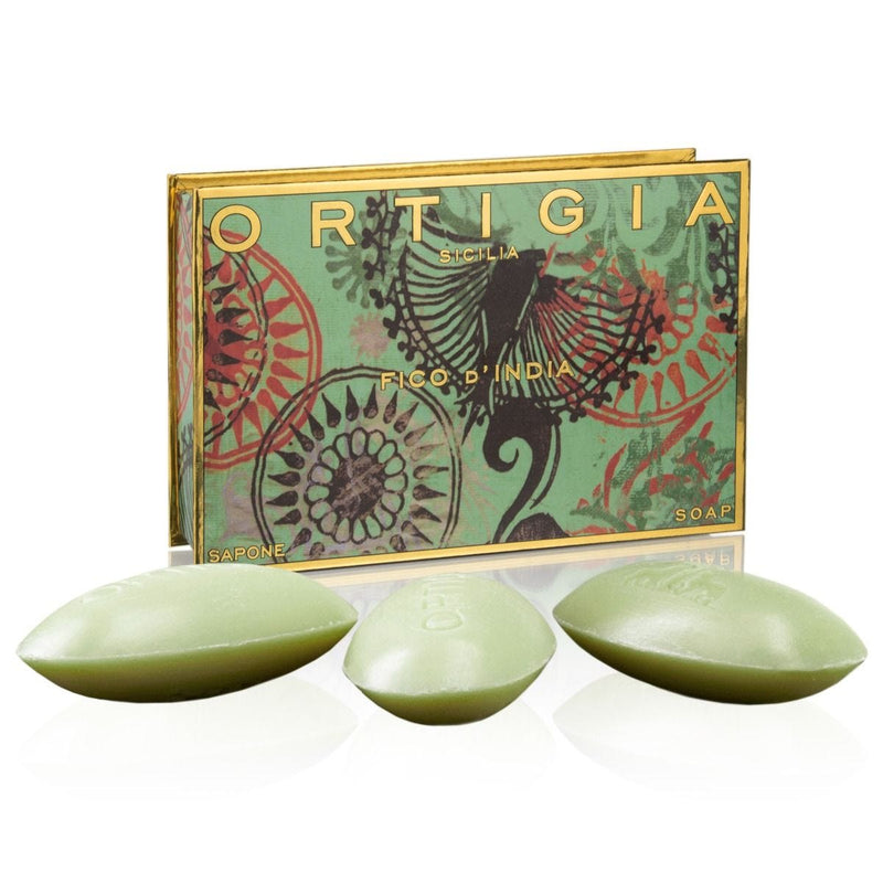 Ortigia Sicilia Fico d'India soap 3 x 100g - British product