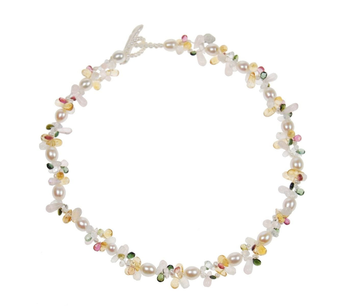 Coleman Douglas Tutti Frutti pearl necklace, imported from the UK