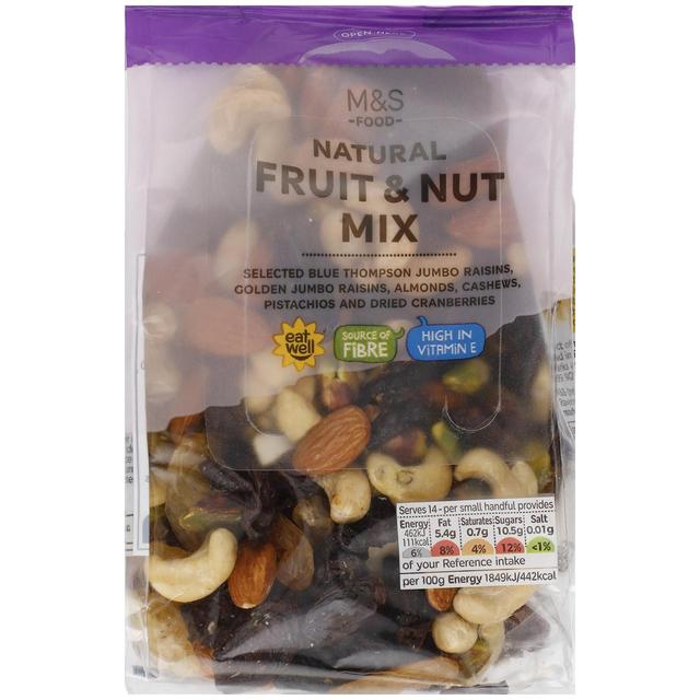 M&S Natural Fruit & Nut Mix   350g