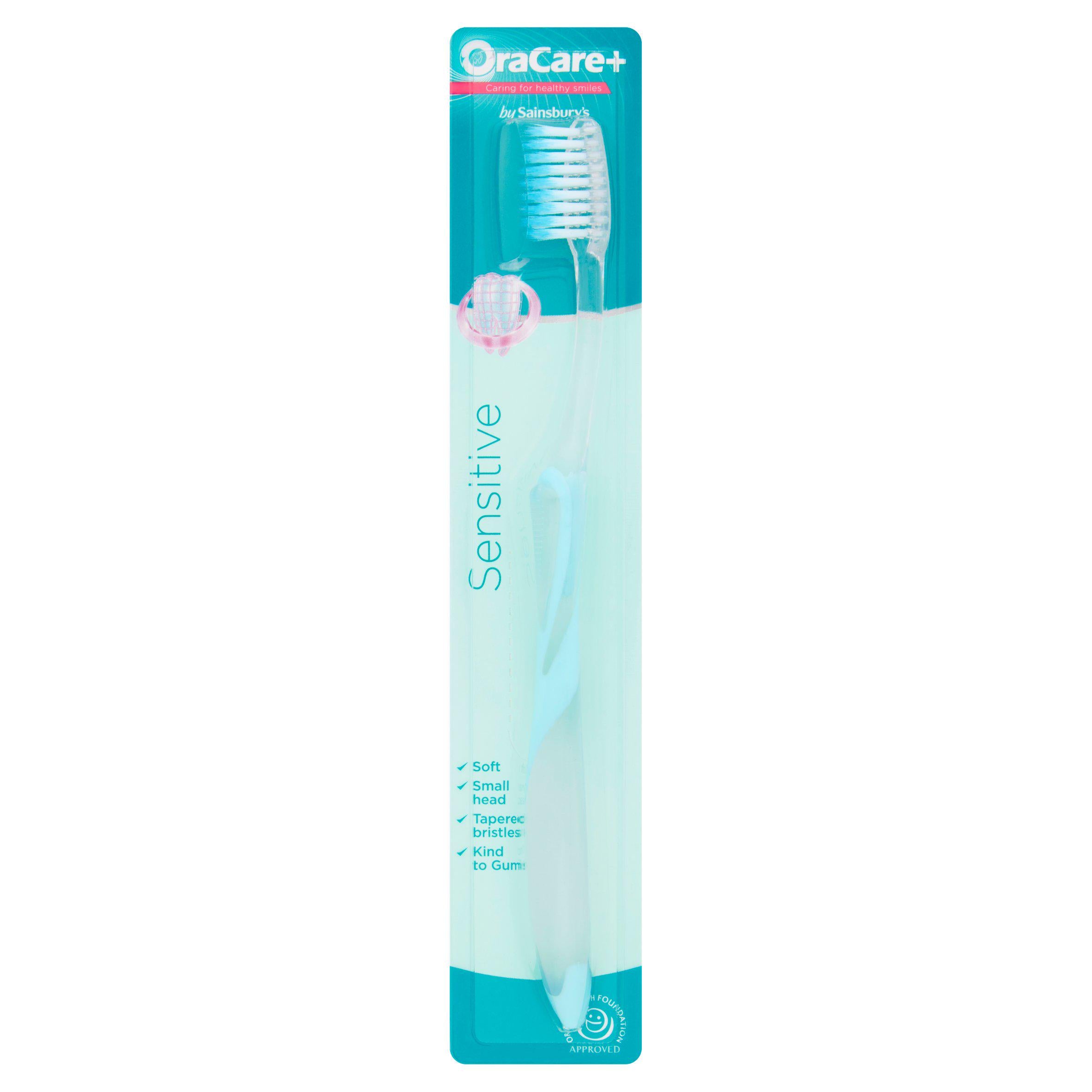 Sainsbury's OraCare+ Sensitive Toothbrush Toothbrushes Sainsburys   