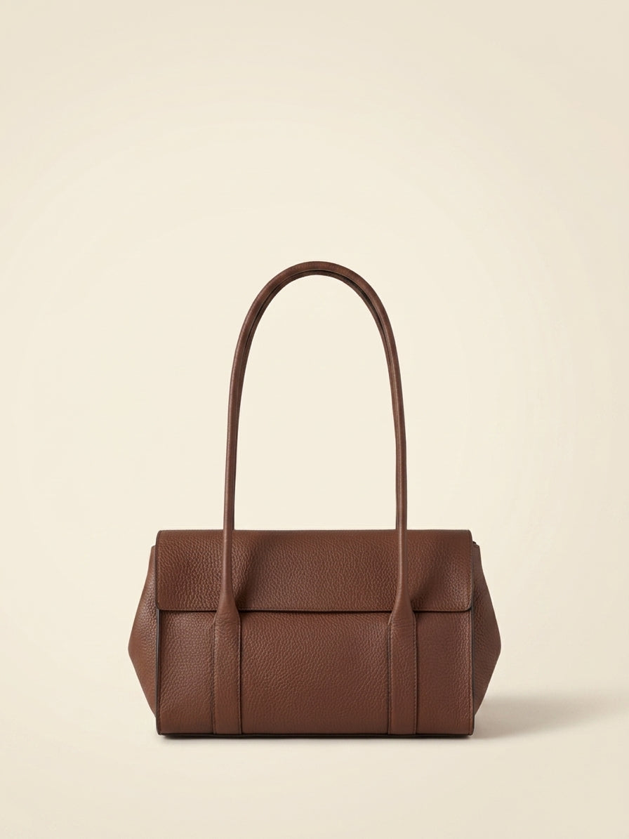 Mulberry Small Bayswater Shoulder Bag Bright Oak, imported from the UK