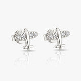 MUCHV tiny airplane earrings in gold or silver, imported from the UK