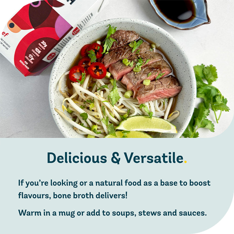 Freja beef bone broth classic 500ml (British brand)