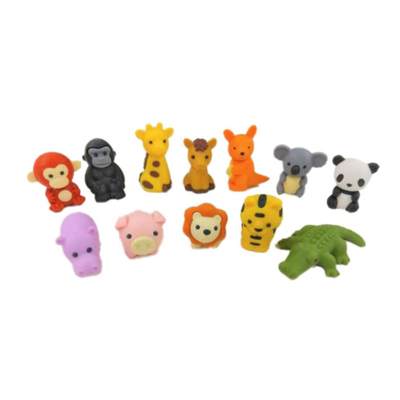 Japanese puzzle eraser with animal designs, random selection - British product