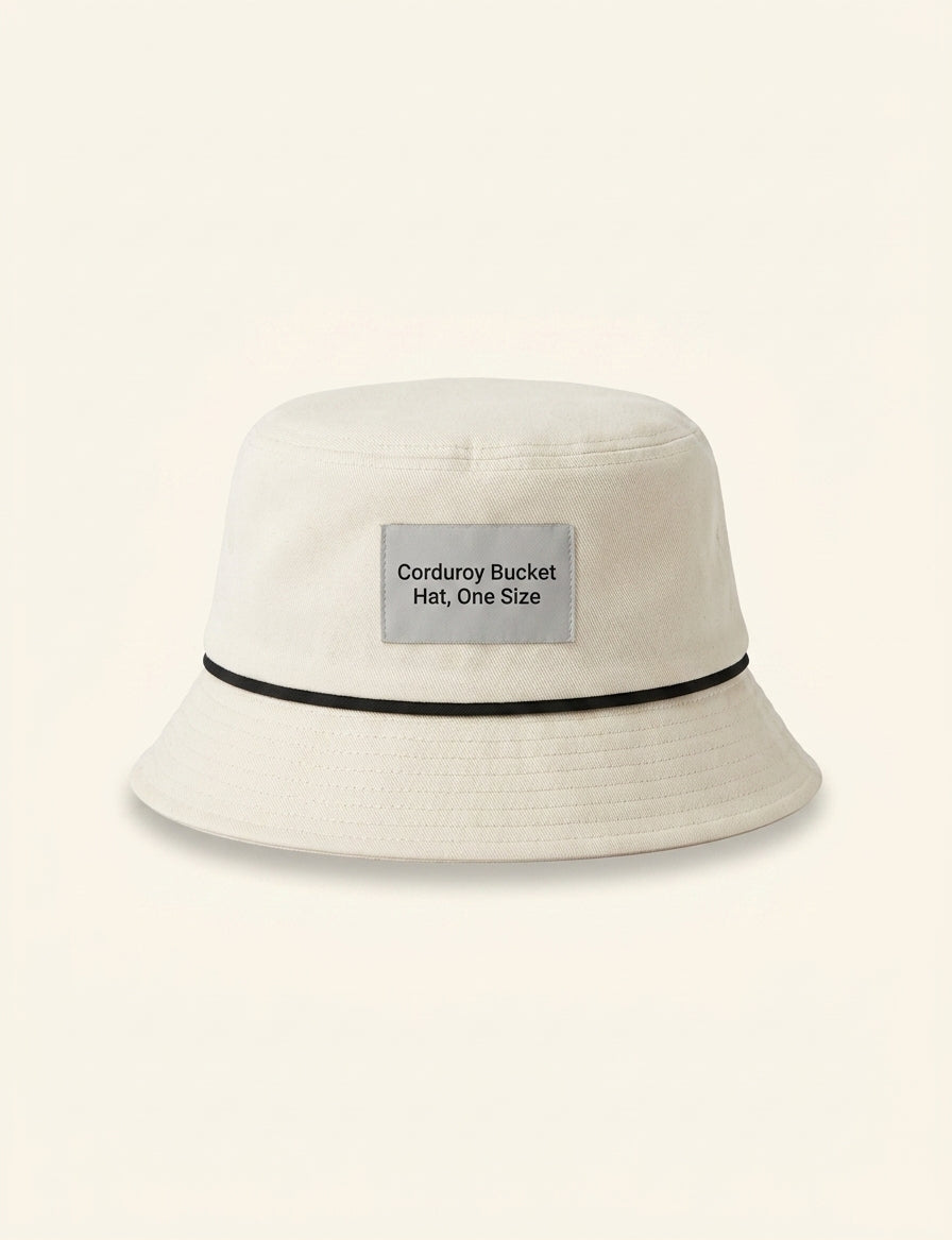 Prada corduroy bucket hat, imported from the UK