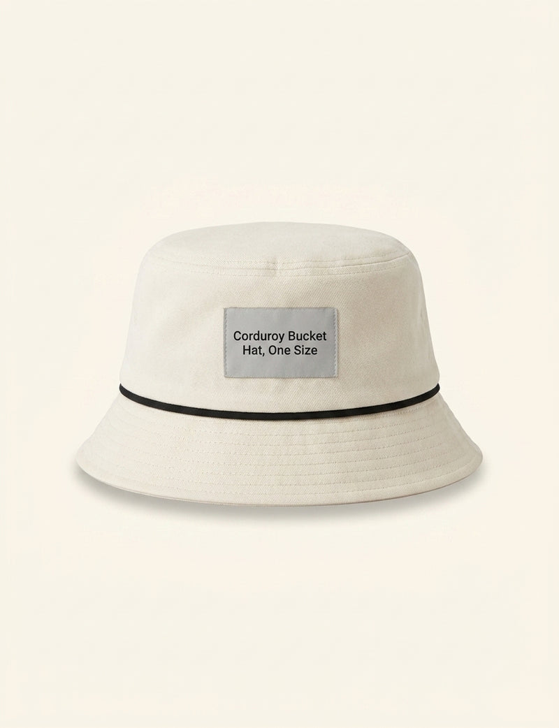 Prada corduroy bucket hat, imported from the UK