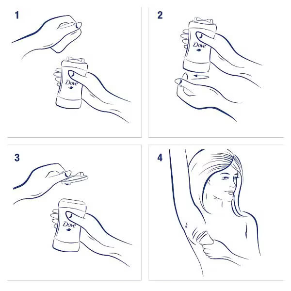 Dove Maximum Protection Anti-Perspirant Cream Pomegranate & Lemon 45ml - British product