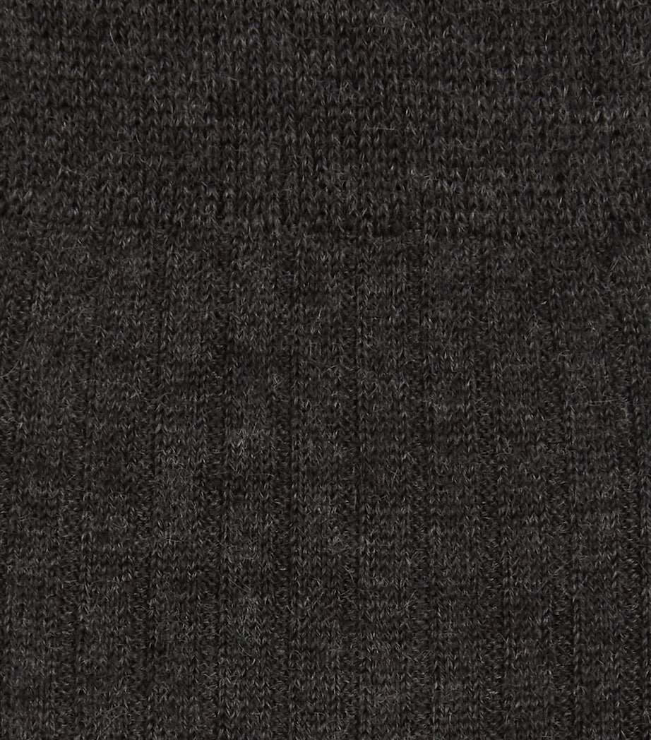Pantherella cashmere socks, ribbed design, UK version