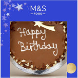 M&S Extremely Chocolatey Birthday Cake   800g GOODS M&S   