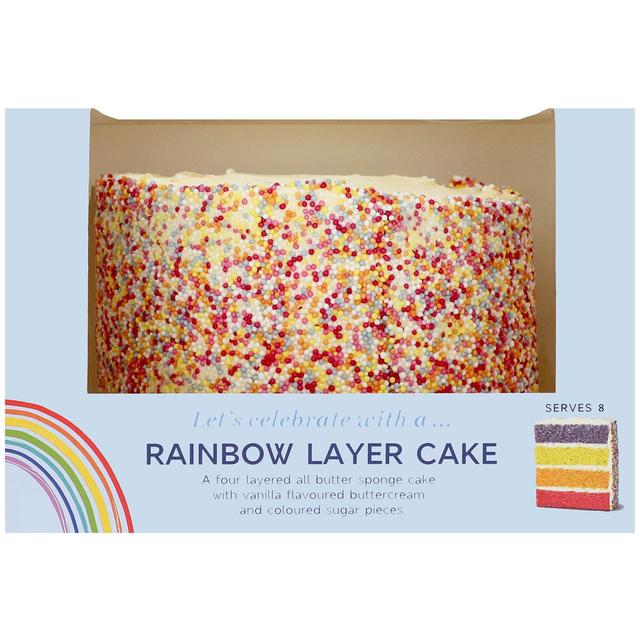 M&S Rainbow Layer Cake   690g GOODS M&S   