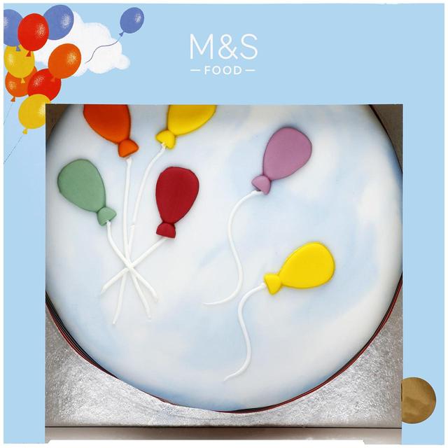 M&S Buttercream & Raspberry Jam Balloon Cake   1.65kg GOODS M&S   