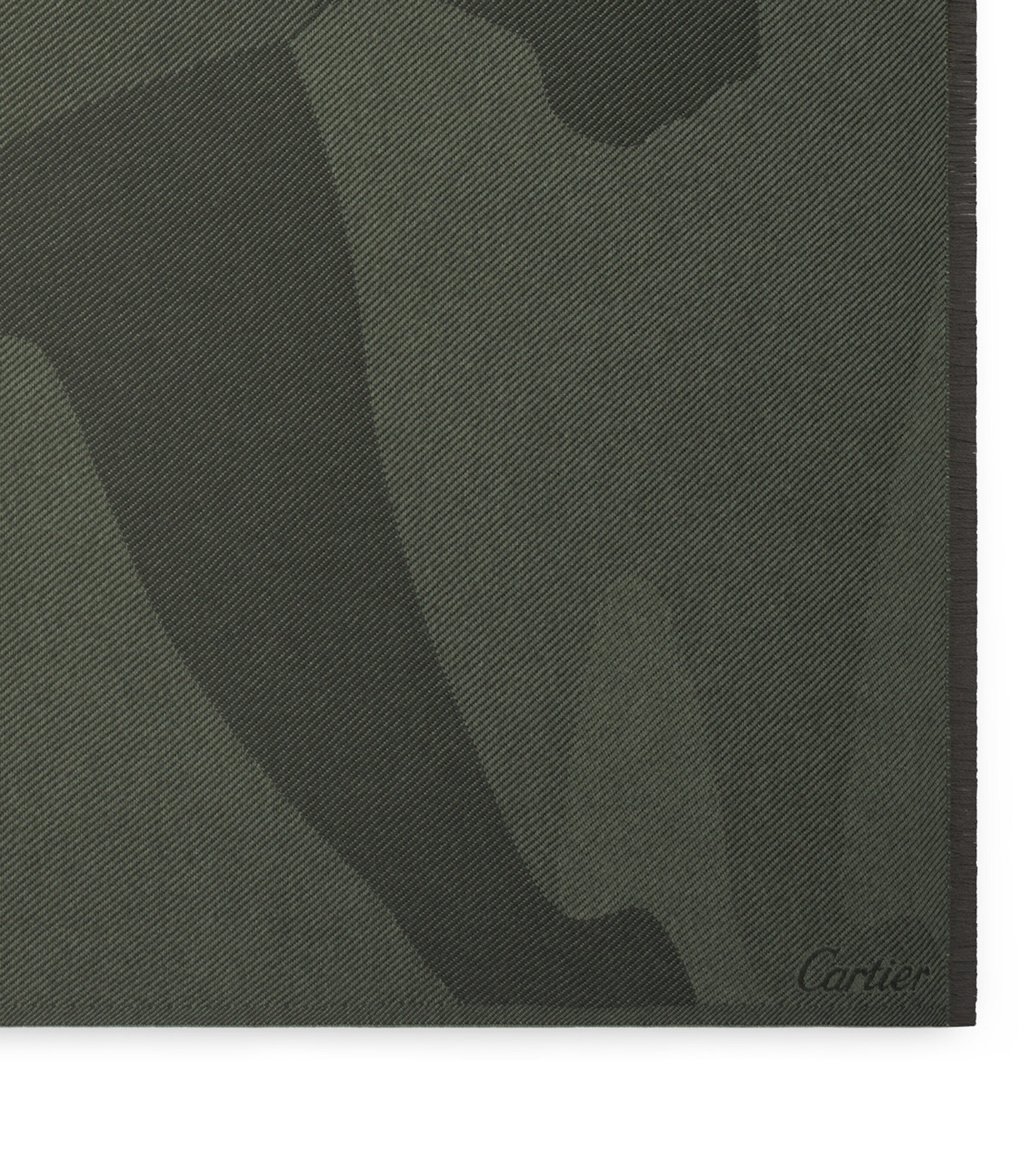 Cartier Wool-Cashmere Panthère Blanket 190cm x 140cm - British product