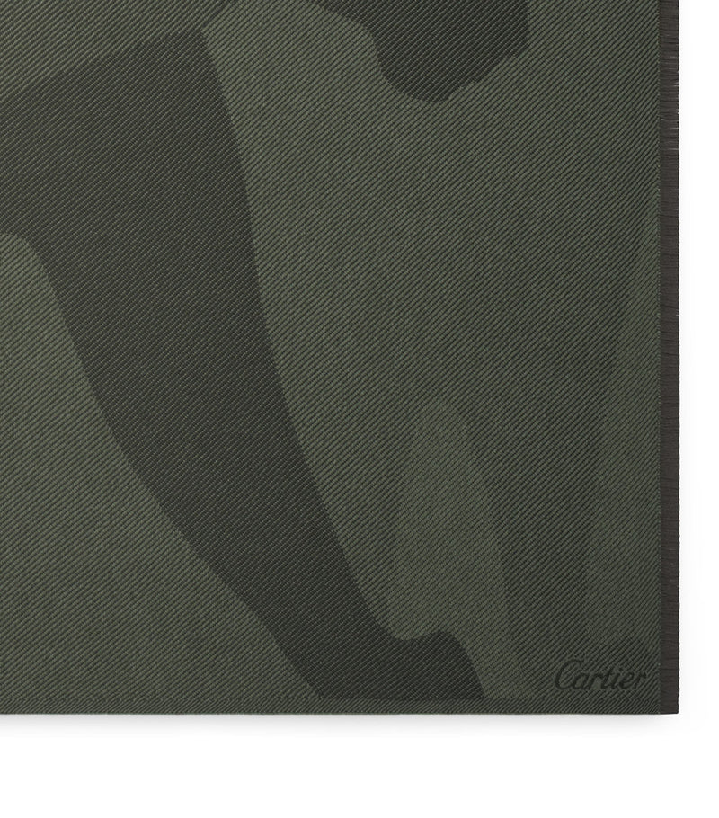 Cartier Wool-Cashmere Panthère Blanket 190cm x 140cm - British product