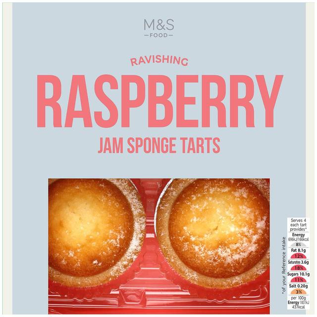 M&S Raspberry Jam Bakes   4 per pack GOODS M&S   