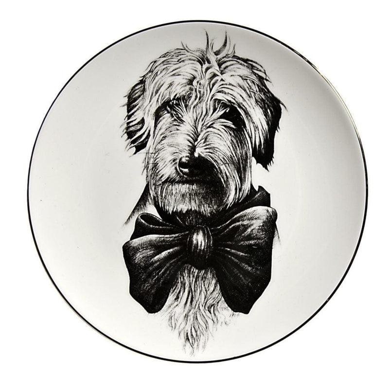 Rory Dobner Dolly Dachshund 16cm bone china plate, imported from the UK