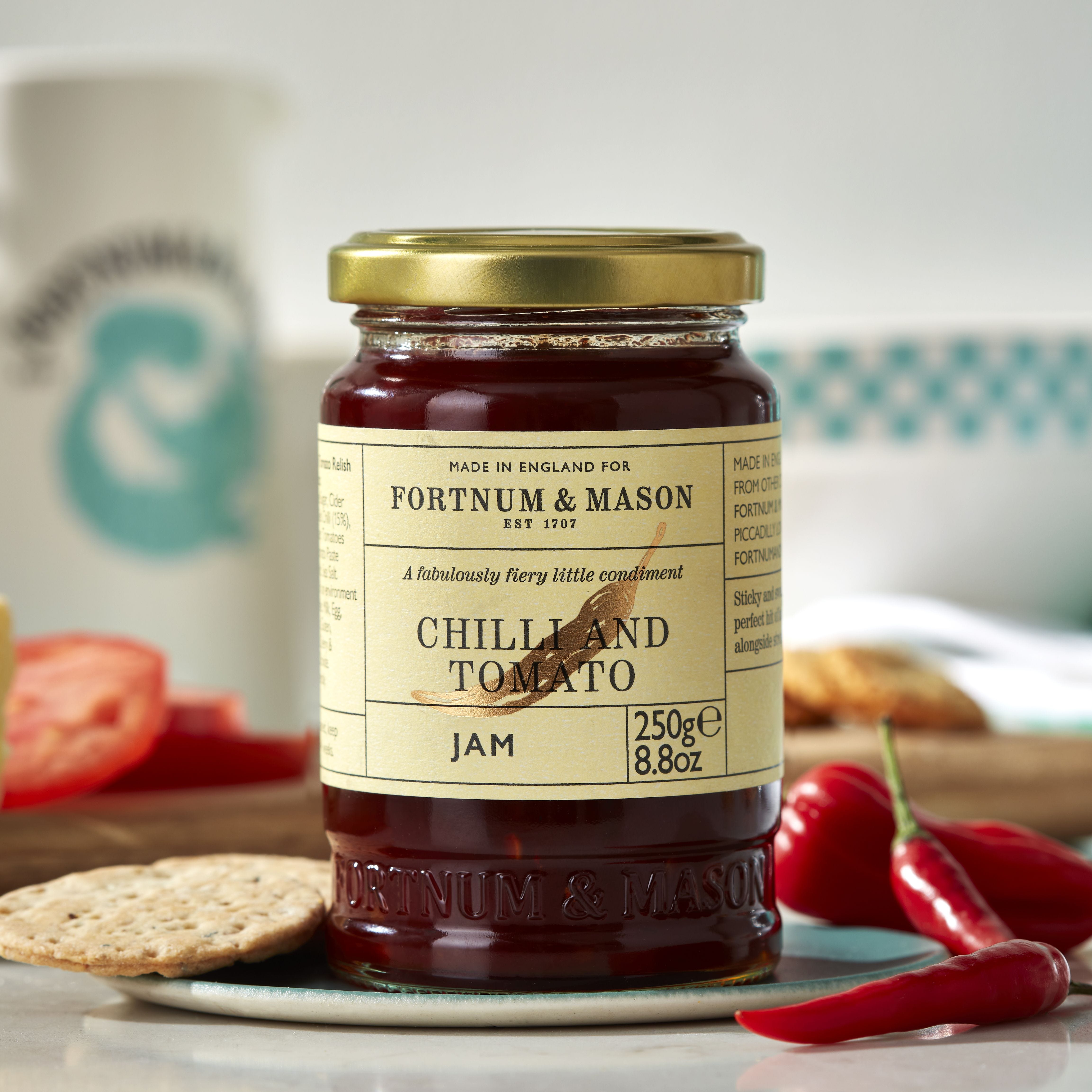 Fortnum's chilli and tomato jam 250g (British brand)