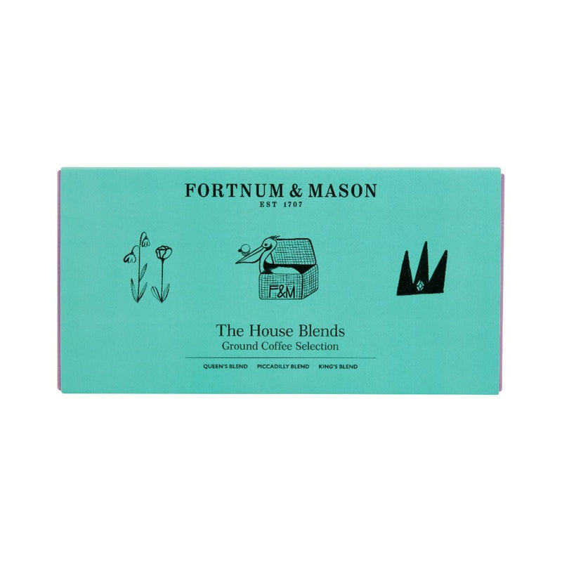 Fortnum's House Blends ground coffee 3x75g tins, imported from the UK