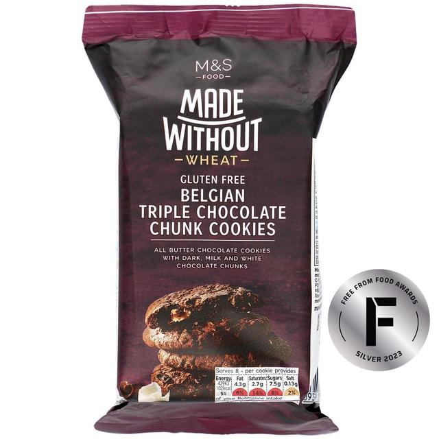 M&S Made Without Belgian Chocolate Cookies   150g