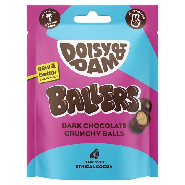 Doisy & Dam Vegan Chocolate Ballers    75g GOODS M&S   