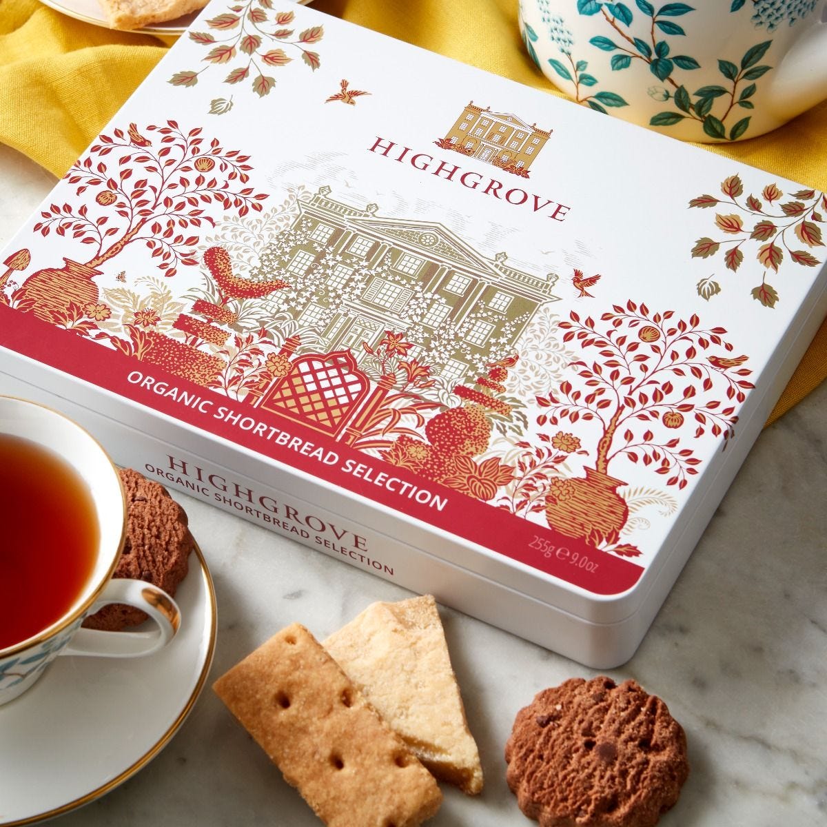 Highgrove shortbread selection tin 255g (British brand)