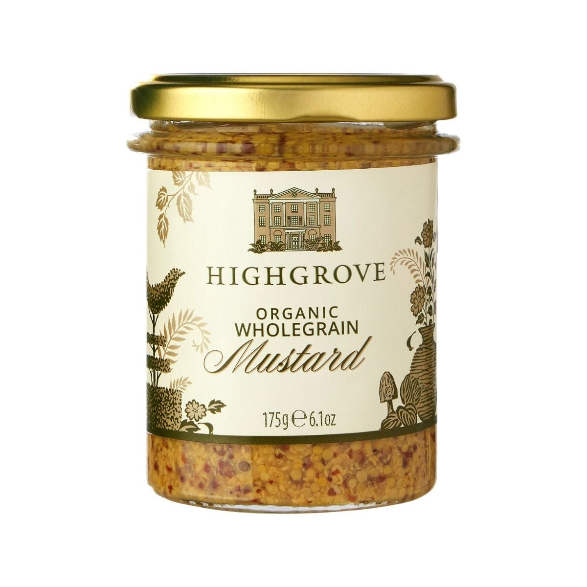 Highgrove organic wholegrain mustard 175g (British brand)