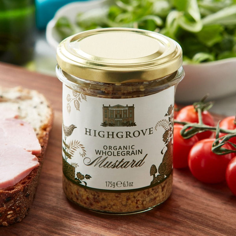 Highgrove organic wholegrain mustard 175g (British brand)