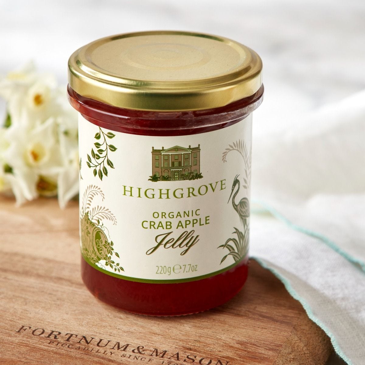 Highgrove organic crab apple jelly 220g (British brand)