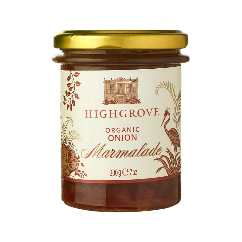 Highgrove Organic Onion Marmalade 200g jar - British product