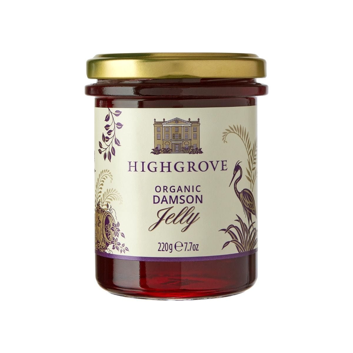 Highgrove organic damson jelly 220g (British brand)