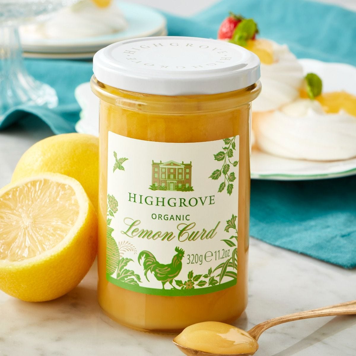 Highgrove organic lemon curd 320g, imported from the UK