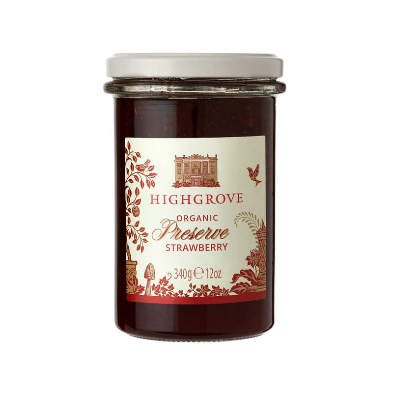 Highgrove organic strawberry preserve 340g, UK version