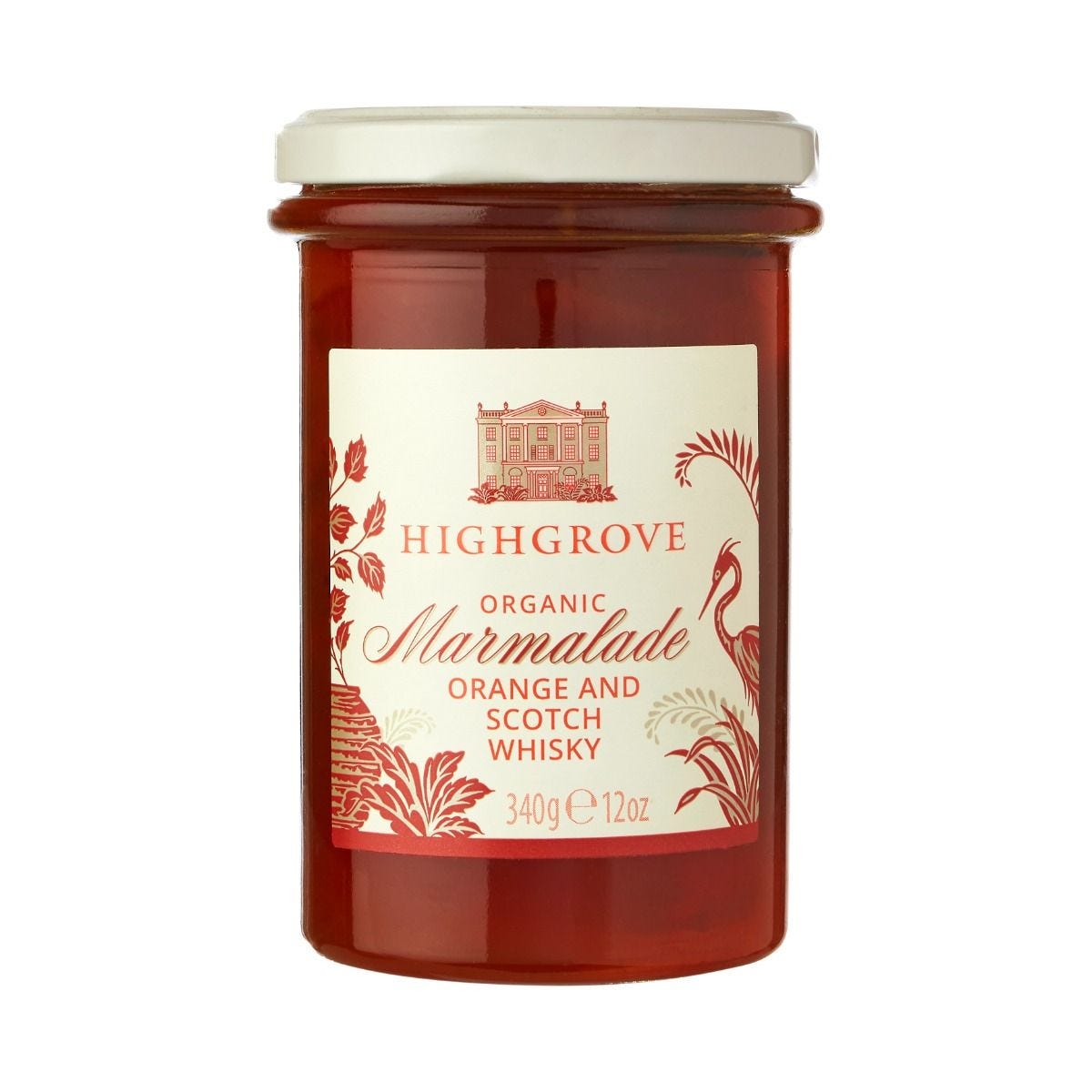 Highgrove organic orange marmalade with Scotch whisky 340g - British product