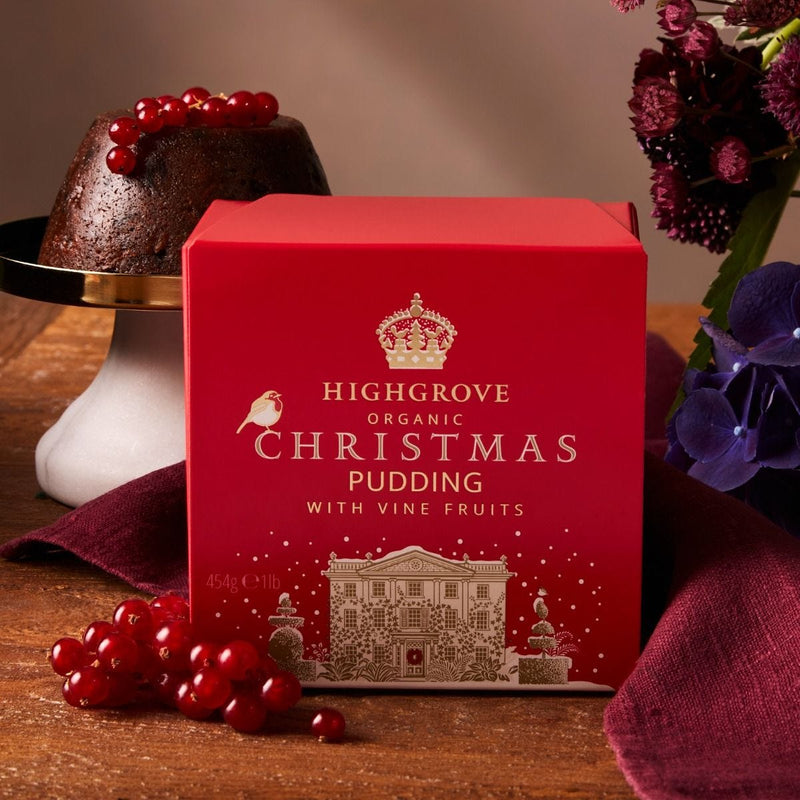 Highgrove organic Christmas pudding 454g - British product