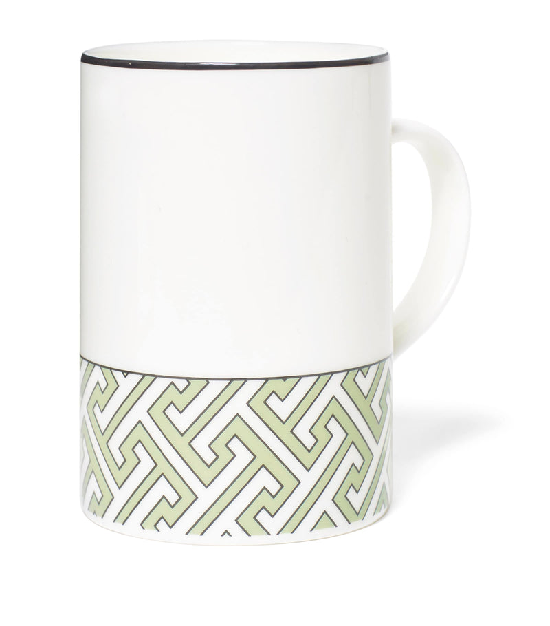 O.W. London Maze pattern ceramic mug, imported from the UK
