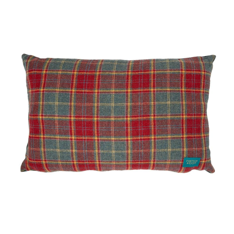 Fortnum's tartan pet pillow bed small (British brand)