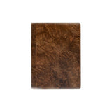 Bark & Rock B5 walnut burr wood journal, British product