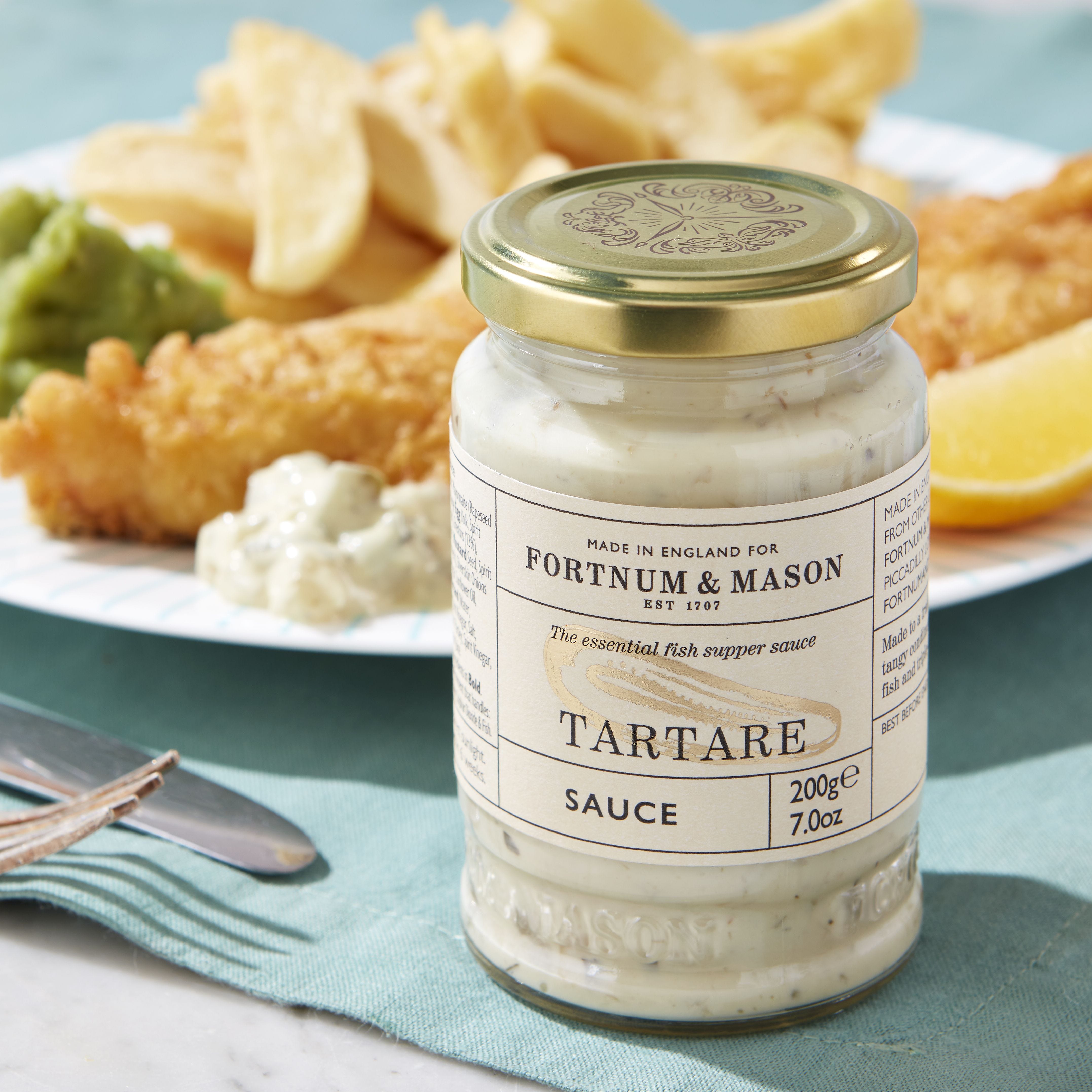Fortnum's tartare sauce 200g jar - British product