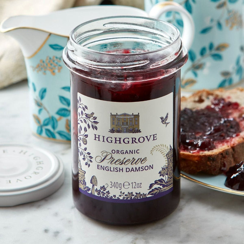 Highgrove organic English damson preserve 340g, imported from the UK