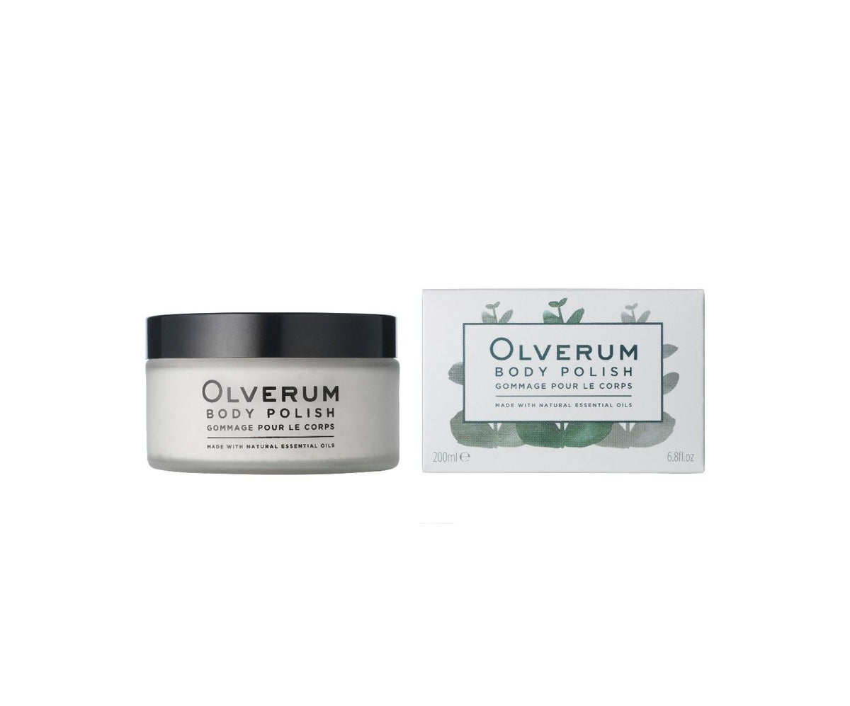 Olverum Body Polish 200ml, imported from the UK